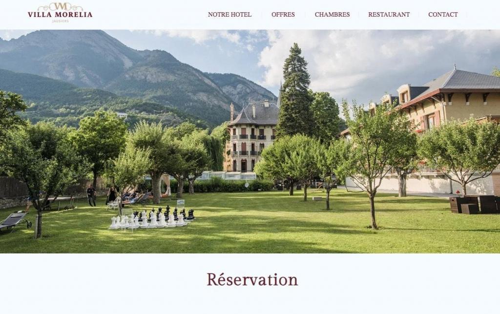 Exemples de sites pour hébergements locations saisonnières