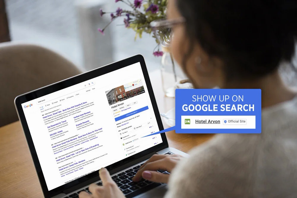 exemple ads hotel google