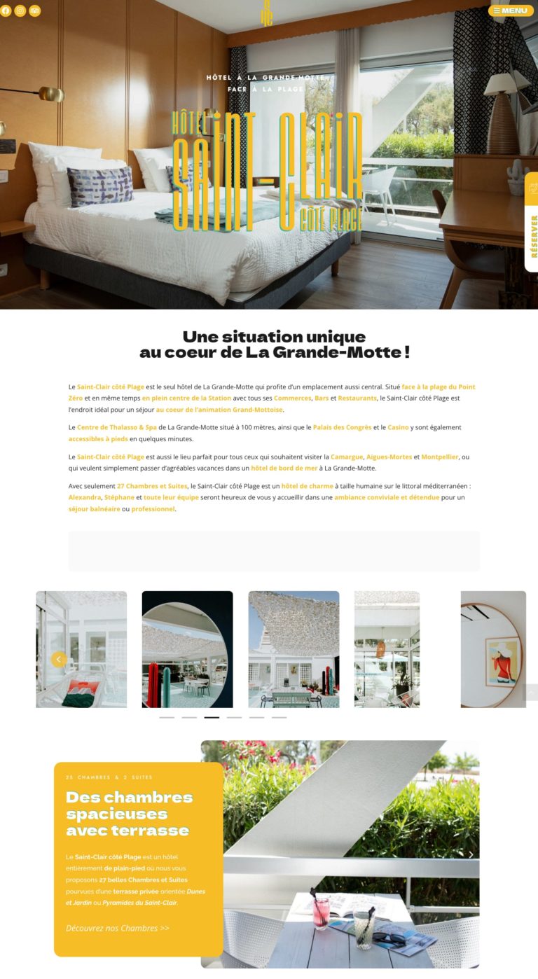 Site de l’Hôtel Saint-Clair