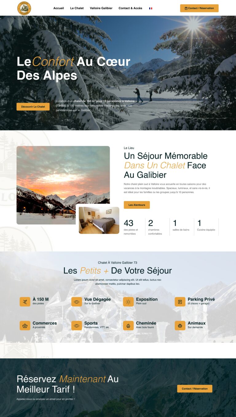 Site du Chalet Pic Vert