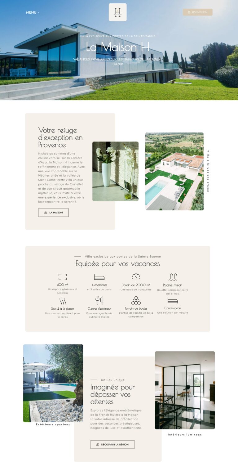 Site de La Maison H